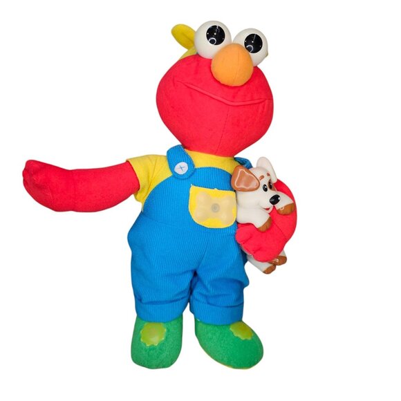 Vintage Interactive Elmo Magic Lights Doll Plush Stuffed Animal Sesame Street Ty - Picture 3 of 11